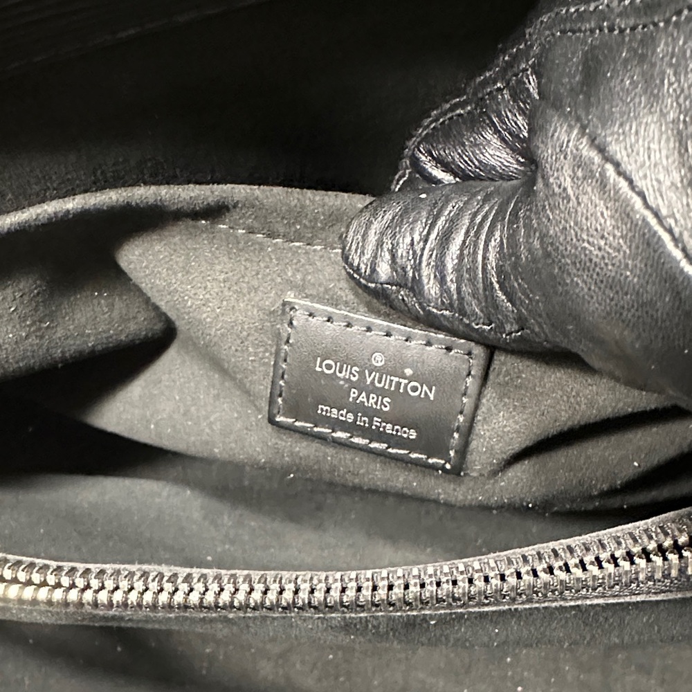 Louis Vuitton Black Epi Leather Structured Satchel with Shoulder Strap - Picture 10 of 12